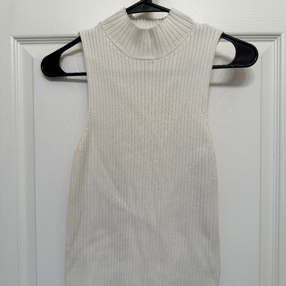 Madewell ribbed mock neck